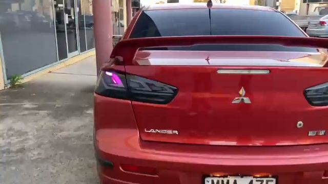 Smoke RGB 3D LED Tail lights for 07-18 Mitsubishi Lancer CJ EVO X VRX taillights CT AUTOPARTS смотреть онлайн