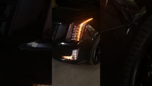 Тюнинг фар Кадиллак Эскалейд Escalade headlight tuning смотреть онлайн