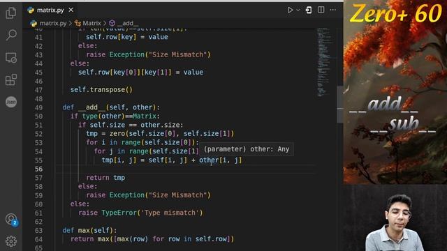 Python __add__ && __sub__ Z+60 || جمع و تفریق اشیاء смотреть онлайн