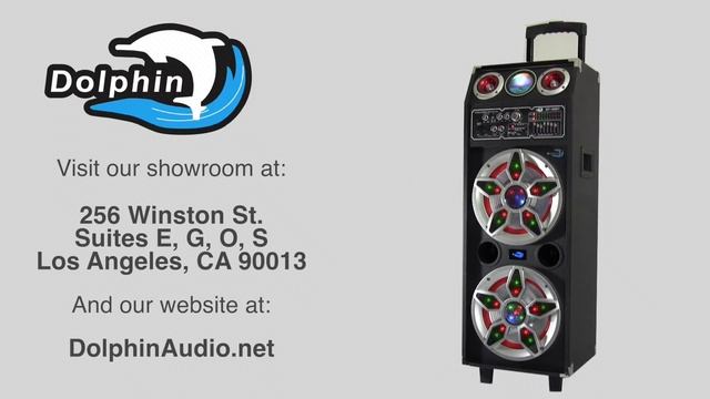 SP-69 BT - Dolphin Audio Active DJ Party Speaker with Lights смотреть онлайн