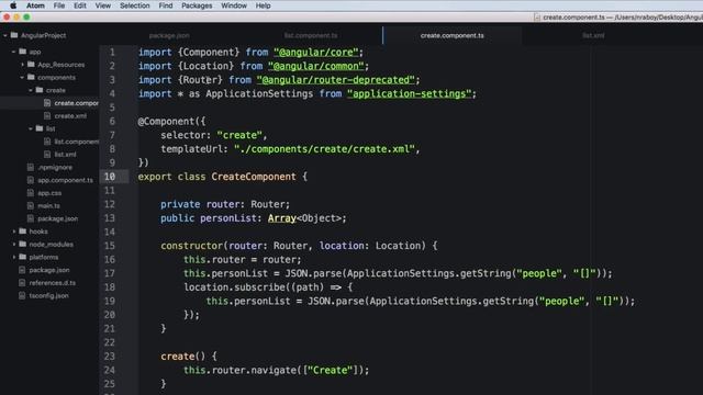 Build A Simple Mobile App With NativeScript And Angular 2 смотреть онлайн