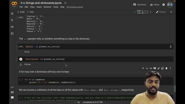 Python for Data Science: 8. Dictionaries смотреть онлайн