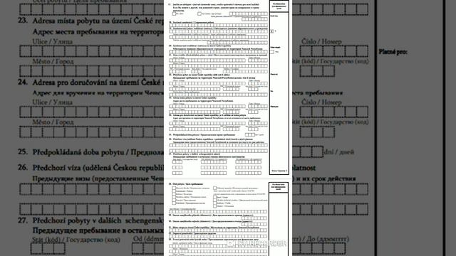 Заявление о предоставлении долгосрочной визы в Чехию, как заполнить, откуда скачать. Работа в Чехии смотреть онлайн