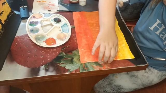 Рисуем акварелью красивый пейзаж смотреть онлайн