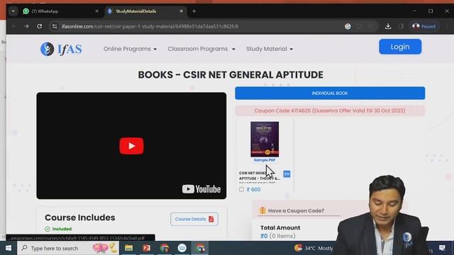 Best CSIR NET General Aptitude Book Now at 25% Off | IFAS Publications смотреть онлайн