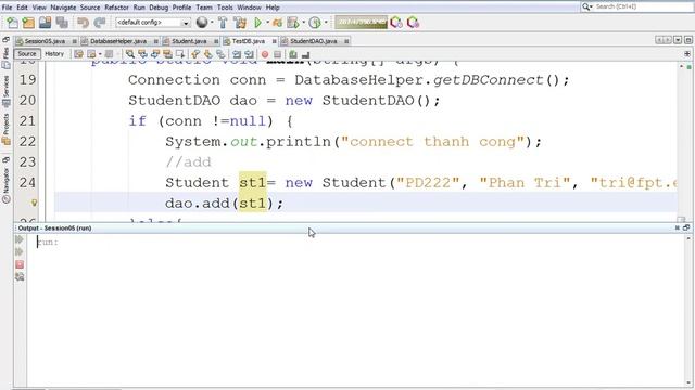 java3 Java swing Hướng dẫn CRUD Student vs SQL server lab5 P2 смотреть онлайн