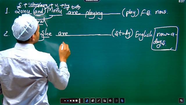 PRESENT CONTINUOUS TENSE || Class- 2 || Eng. Grammar For All Competitive Exams || by-Kuldeep Sir смотреть онлайн