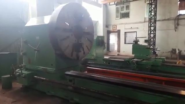 Ess kay make 32 feet 40" center 105mm bore 42" width fitted with 60" dog chuck смотреть онлайн