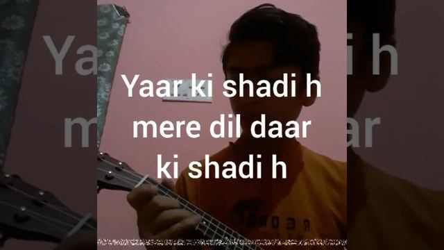 Band song aaj mere yaar ki shadi h/Uklele cover //FUNZONE смотреть онлайн