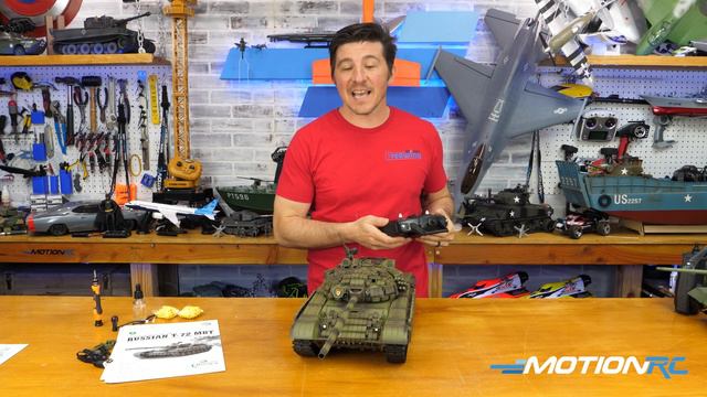 Heng Long T-72 1/16 Scale RC Tank | Motion RC смотреть онлайн