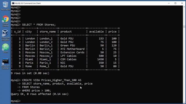 MySQL Tutorial - 36 - What Are MySQL VIEWs ? смотреть онлайн