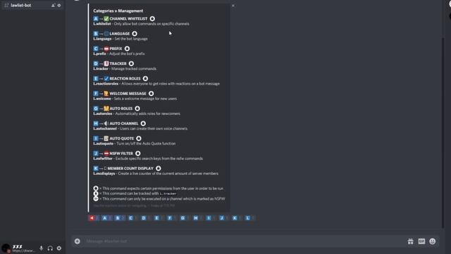 Discord Lawliet Bot - How to WHITELIST a Channel смотреть онлайн