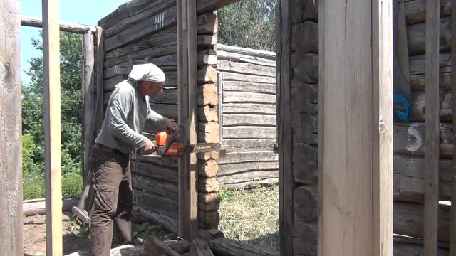 Пристрой к дому - опалубка стен под Арболит