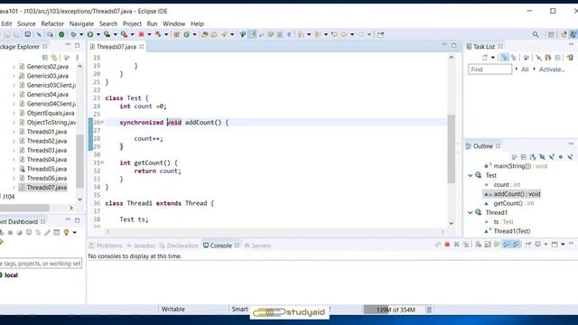 317.Java Synchronized and Volatile смотреть онлайн