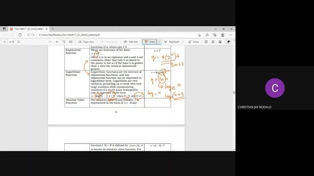 Review for First Quarter Summative Assessment (Recorded Online Class 1) - General Mathematics Part смотреть онлайн