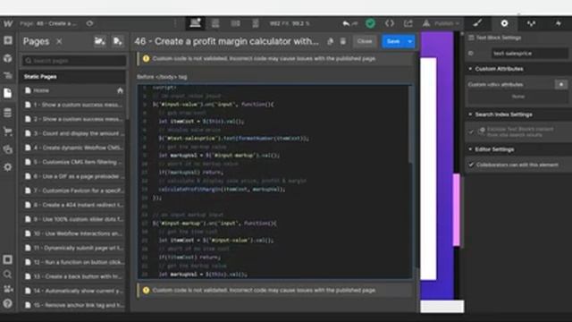 #46 - Create a profit margin calculator with a Webflow form смотреть онлайн