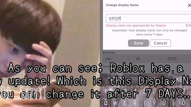 How to have special characters in DISPLAY NAME in ROBLOX!! w/Jungkook смотреть онлайн