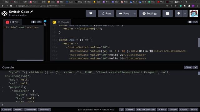 Switch-Case component in React | Atlassian's React Machine Coding Question - 45 смотреть онлайн
