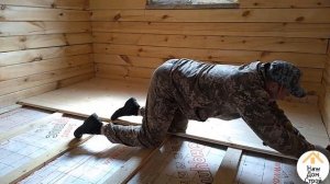 ?  Утеплить пол в деревянном доме из бруса/ Как утеплить пол/ Пирог пола/ Укладка половой доски