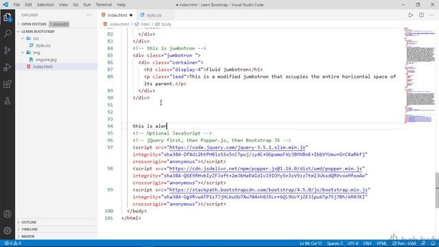 8 7 Alert HTML5, CSS3 and Bootstrap 4 for Web Development Bohubrihi смотреть онлайн