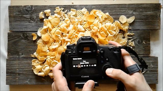 Фотографирование чипсов на 6d и EF 70-200 mm f4.0 L USM смотреть онлайн