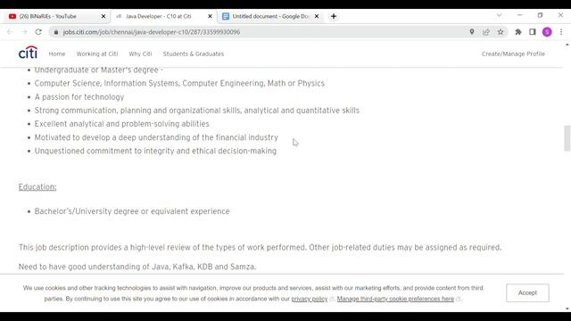 Citi Bank Off Campus Recruitment | Java Developer | BiNaRiEs смотреть онлайн