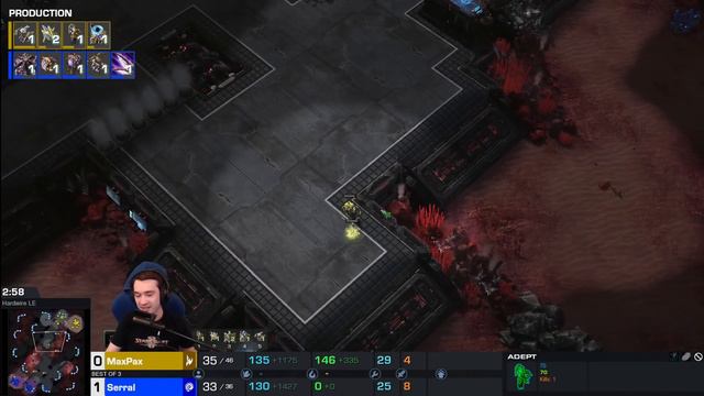 StarCraft 2: Has Serral HARD COUNTERED MaxPax's Skytoss? Best of 3 смотреть онлайн