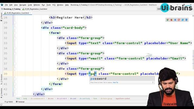 21 Registration Cards in Bootstrap | Bootstrap Tutorial for Beginners | Ui Brains | NAVEEN SAGGAM смотреть онлайн