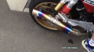 Honda CB400 Super Four exhaust sound compilation