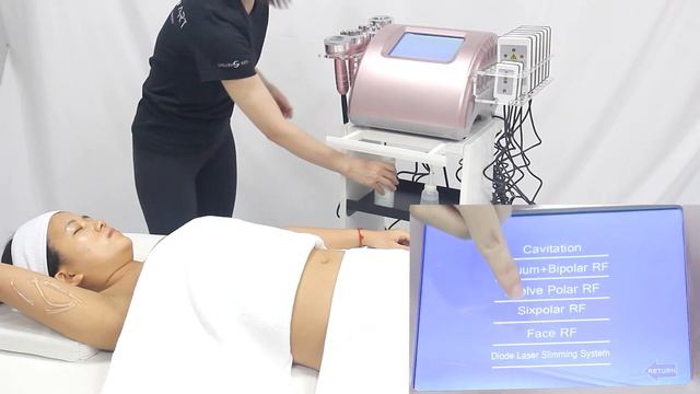 6 in 1 cavitation lipolaser machine смотреть онлайн