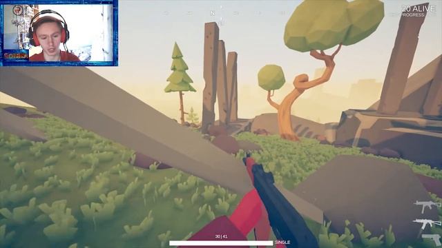 Totally Accurate Battlegrounds • Геймплей на русском! смотреть онлайн