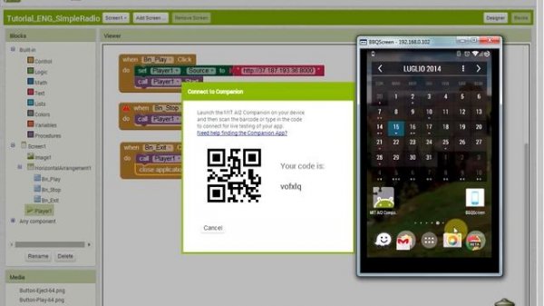 Android Tutorial - Create Radio Streaming App with MIT App Inventor 2 - Part 2