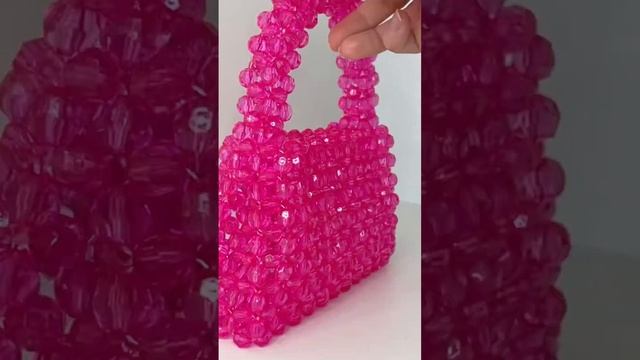 500 грамм бусин. Розовая сумка из бусин. 500 g beads. Small beaded bag #evgeniatrushhandmade смотреть онлайн
