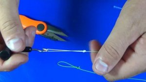 Узел петля в петлю. Соединения двух лесок. | Knot loop to loop | Mezglu cilpa uz cilpu