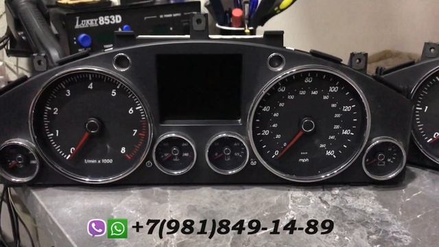 Панель приборов Фольксваген Туарег (Volkswagen Touareg). Ремонт щитка приборов Фольксваген Туарег.