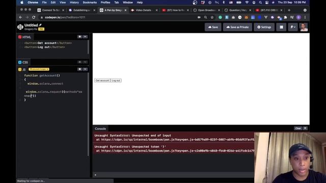 Integrate Your Dapp With A Solana Phantom Wallet and Vanilla Javascript смотреть онлайн