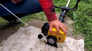 Как правильно завести бензокосу? НА ПРИМЕРЕ КОСЫ AL-KO FRS 4125|КОГДА МЕЛКАЯ НО МОЩНАЯ ?