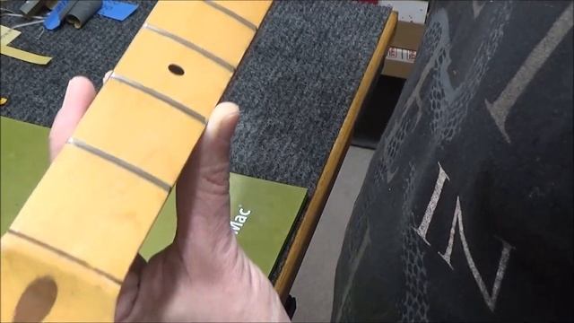 Fender Maple Neck Finish Repair