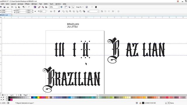 create a completely original tattoo font in this CorelDRAW tutorial смотреть онлайн