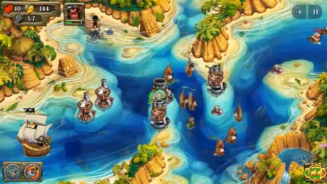 Pirate Legends TD Tower Defense Gameplay on Android - Level 2 смотреть онлайн