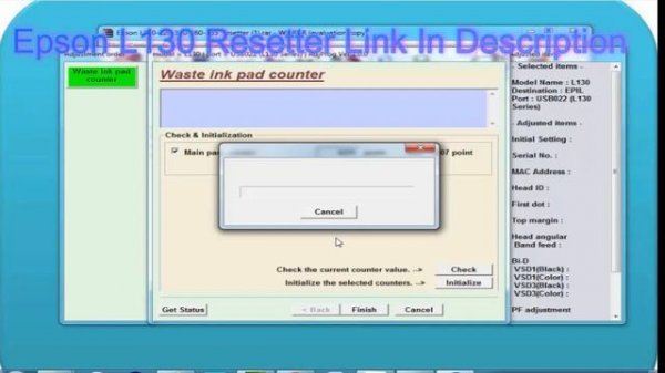 Epson L130 adjustment program | Free Resetter Download
