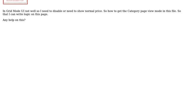 Magento: How to get the category page view mode in final_price.php file in Magento 2? смотреть онлайн