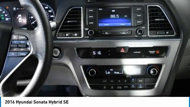 2016 Hyundai Sonata Hybrid GA025675 смотреть онлайн