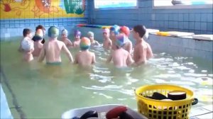 Открытое занятие по плаванию в младшей группе «Ёжики»  24 05 2017