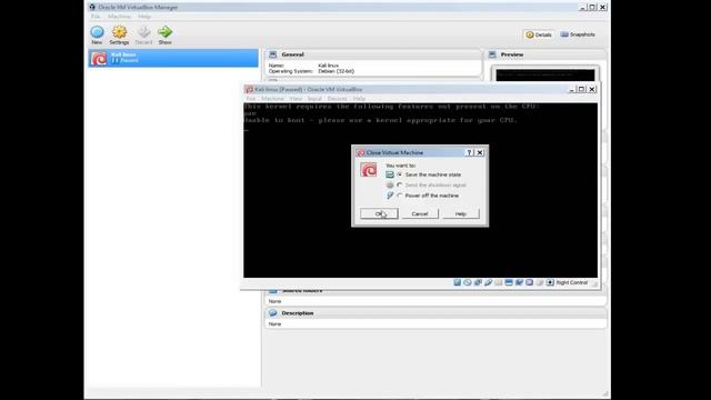 Tutorial - Error Virtualbox - "This kernel requires following features..." смотреть онлайн