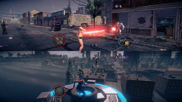 Saints Row IV FINAL split screen PC mod coop | Играть вдвоем на одном ПК смотреть онлайн