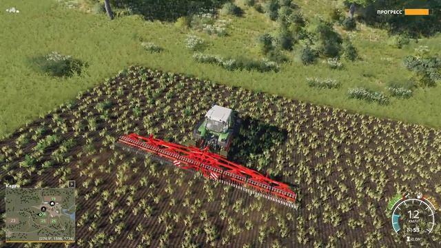 КАК БОРОТЬСЯ С СОРНЯКАМИ? FARMING SIMULATOR 19 смотреть онлайн
