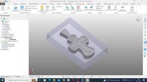 Часть 1. Создание управляющей программы в PowerMill для обработки деревянного крестика.