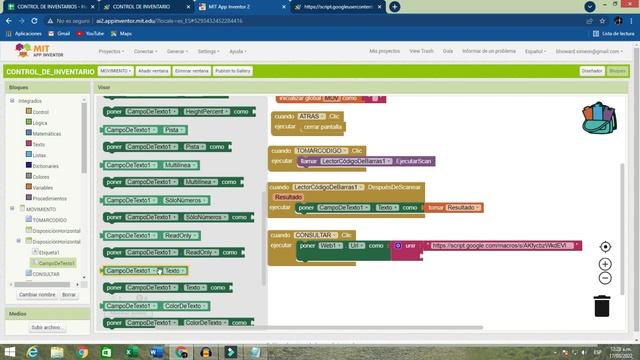 CREA TU APLICACION ANDROID PARA CONTROL DE INVENTARIO CON BASE DE DATOS EN EXCEL (2/3) смотреть онлайн