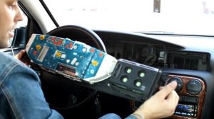 Opel Omega замена ламп приборной панели